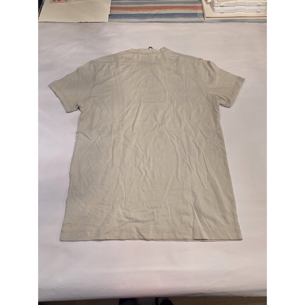 NWT Buck Mason Bone Pima Classic Tee Men's XS Made in USA Crew Neck T-Shirt - Picture 2 of 7